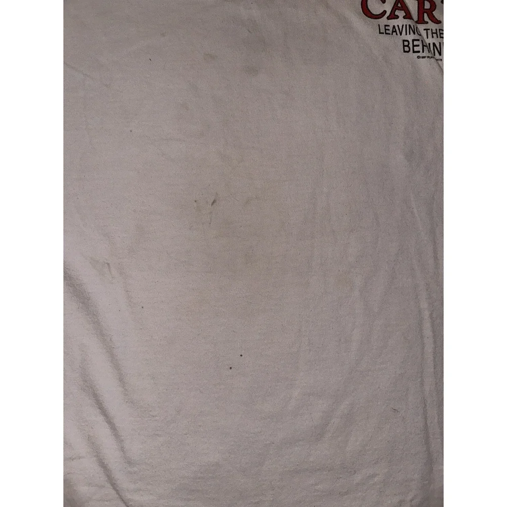 VINTAGE CARDINAL U OF L NOTHIN‎ BUTT  THE BEST WHITE TSHIRT YOUTH LARGE